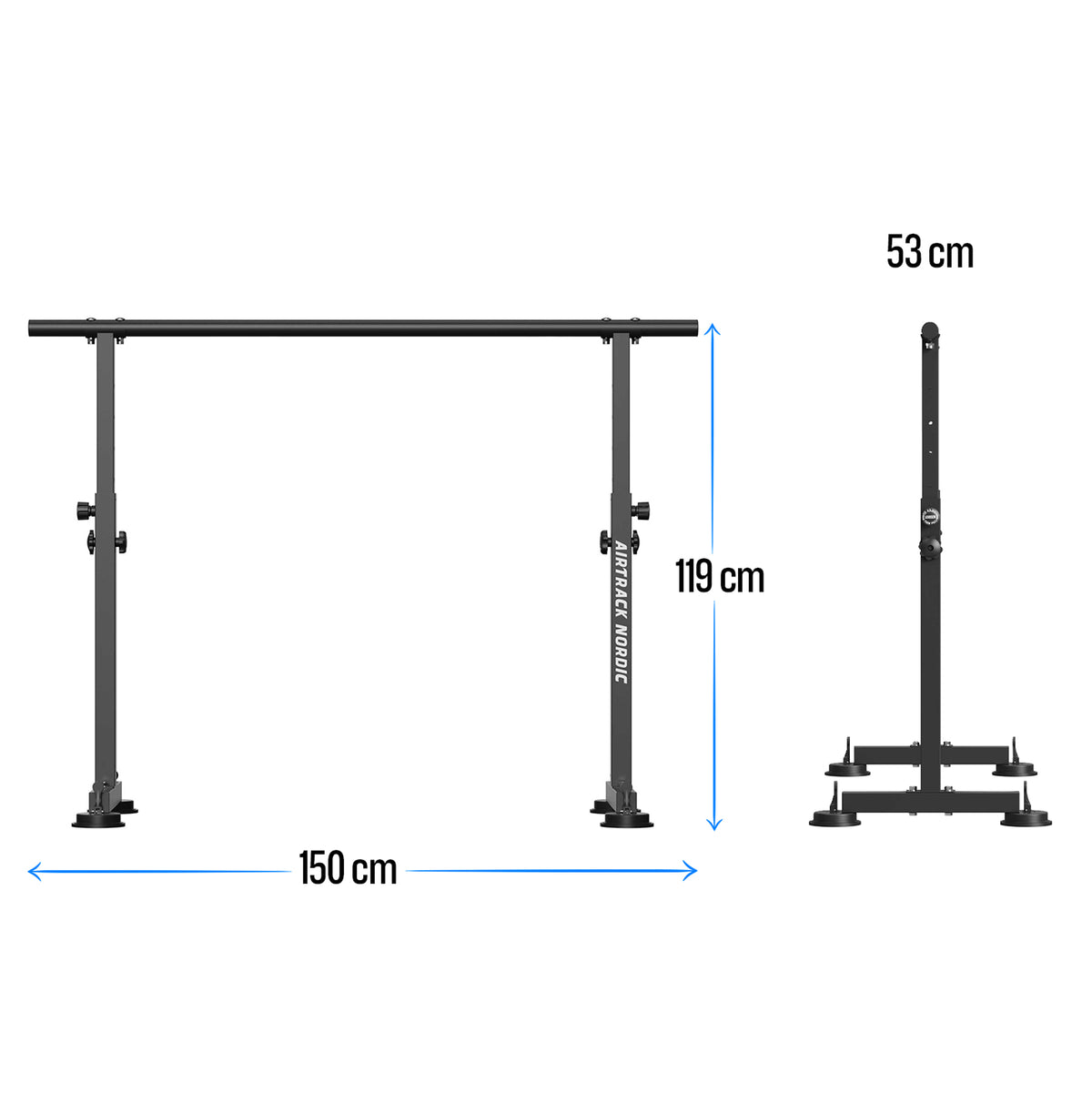 
              AirTrack Nordic Ballet Barre 150x53x119cm