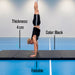 AirTrack Nordic Gymnastics Mat 245x120x4cm
